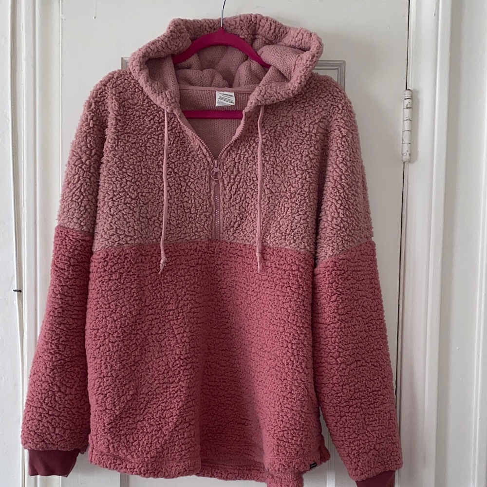 PINK Victoria's Secret Pink Sherpa Hoodie